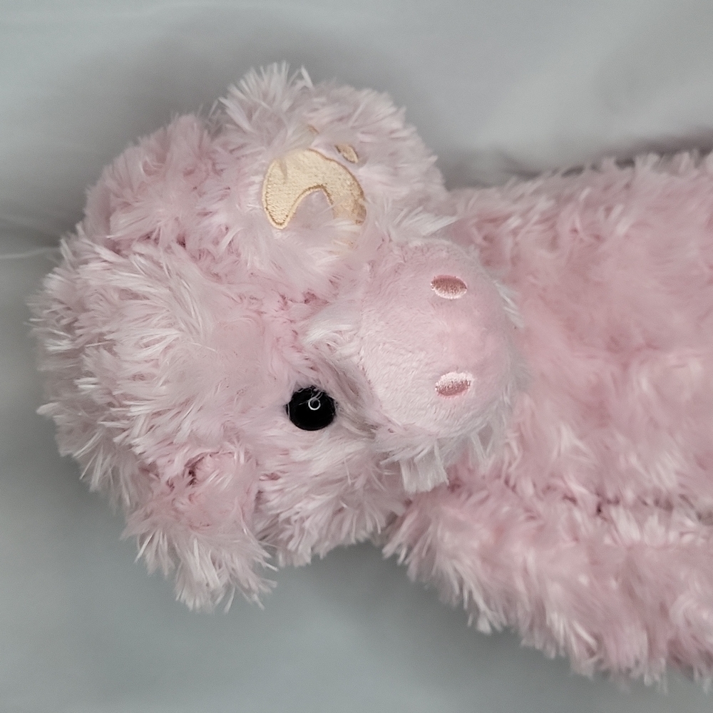 Pink Pig Plush MAGNETIC Paws/Eyes Aurora Peekaboo Stuffed Animal